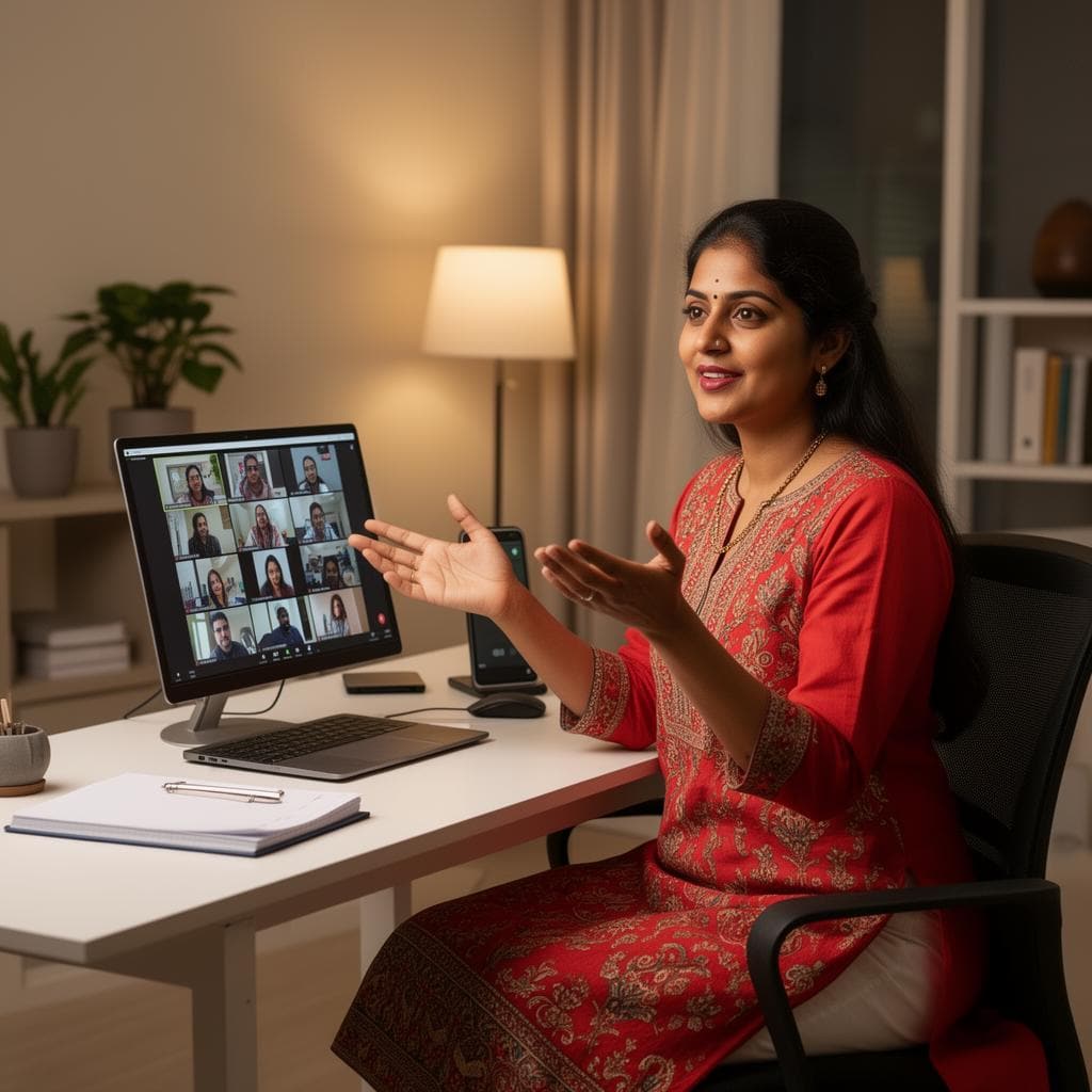 Sunanda Dey, founder and lead teacher at Learn With Smile
